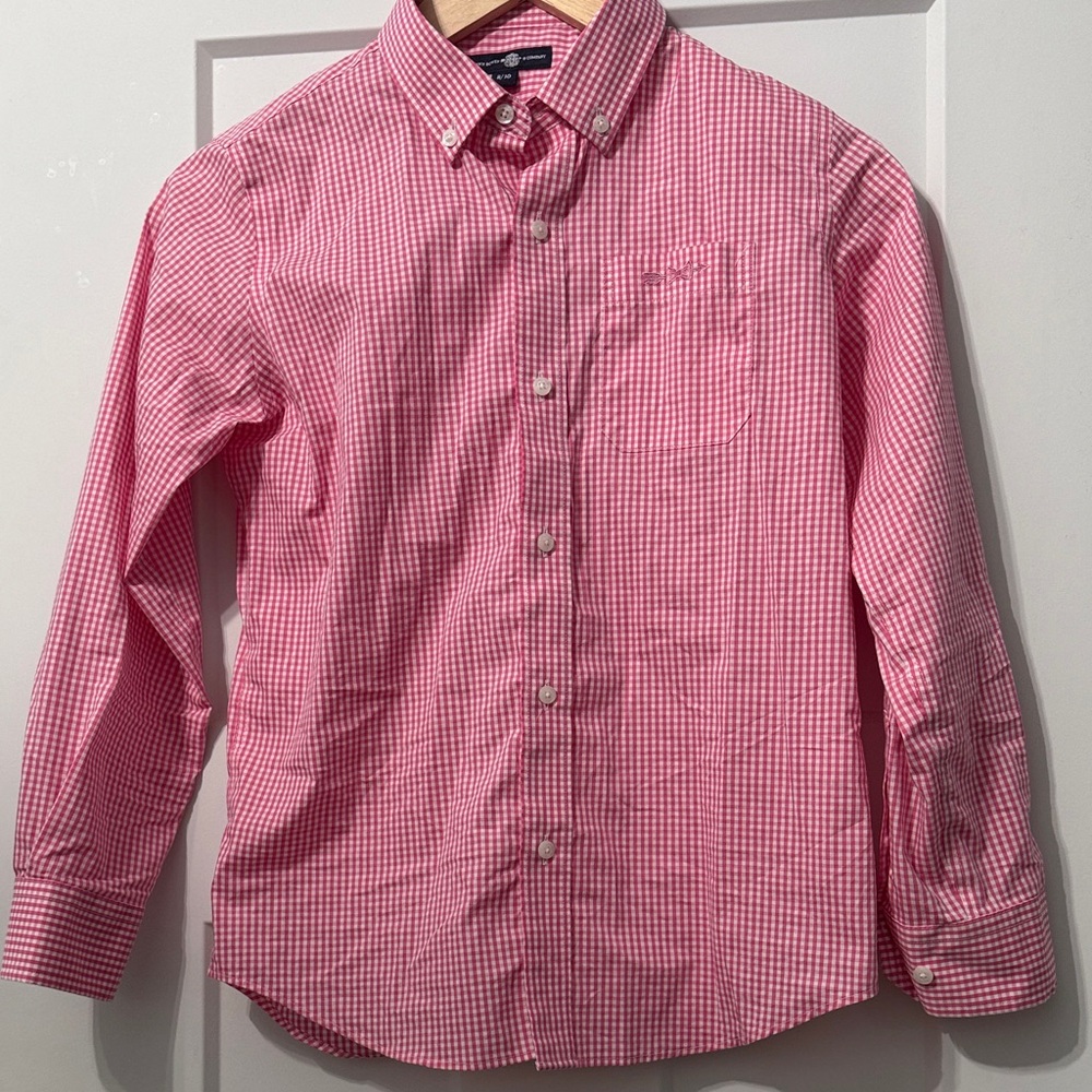 Stylish Pink Boys’ Button Down Shirt